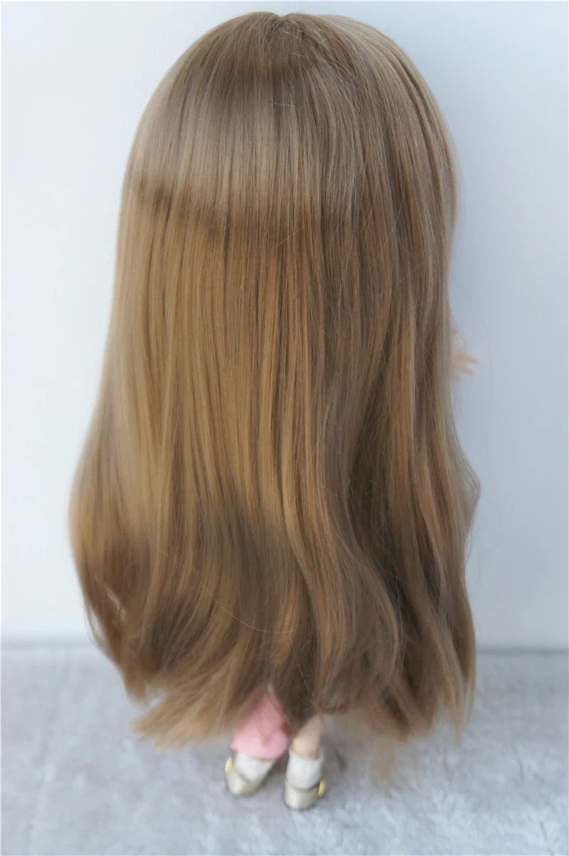 JD016 9-10inch 23-25cm 10-11inch BJD Wigs Long Parting Straight Doll Hair  Soft Synthetic Mohair Blythes Accessories