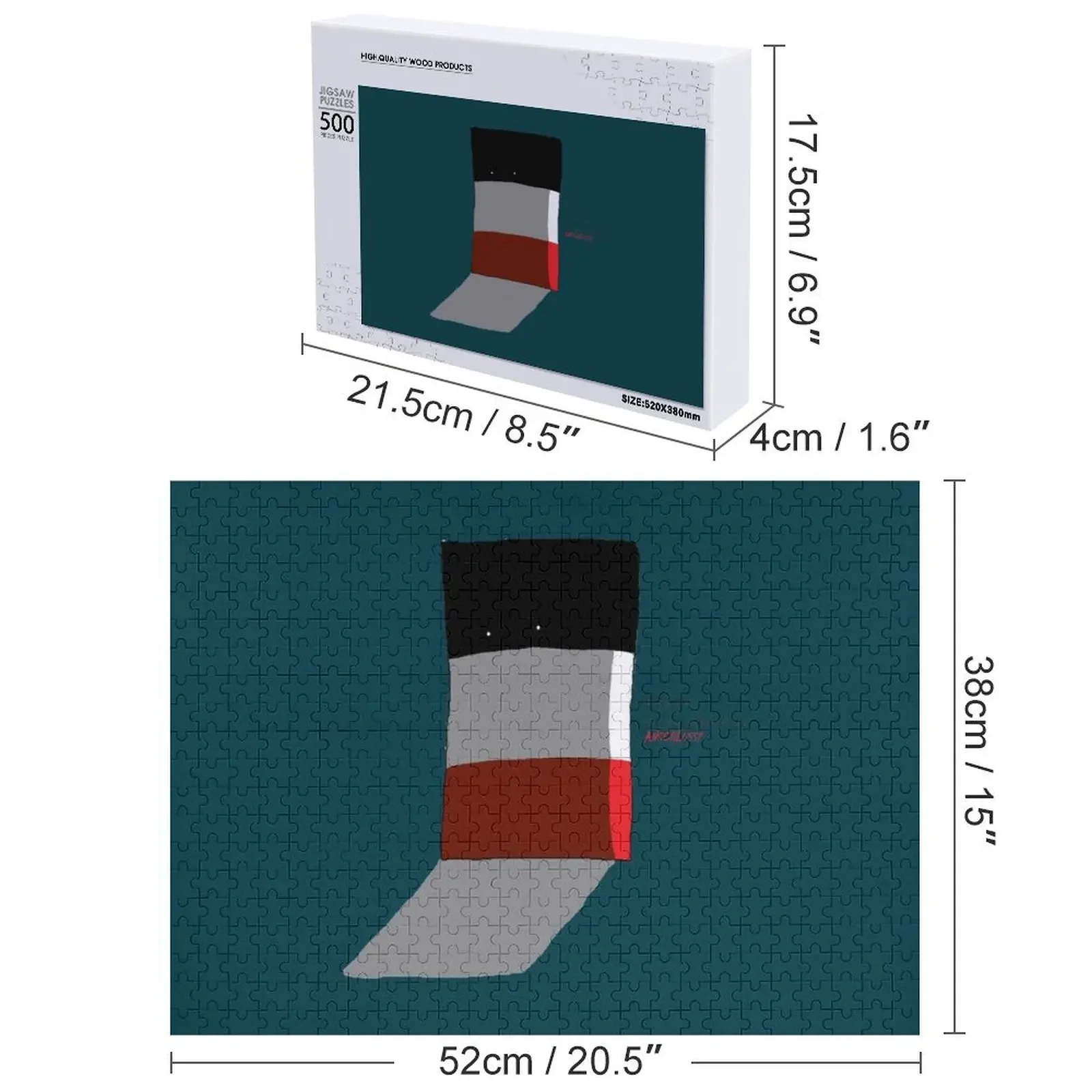 Reichtangle Anschluss Quebra-cabeça personalizado quebra-cabeça de caixas de madeira