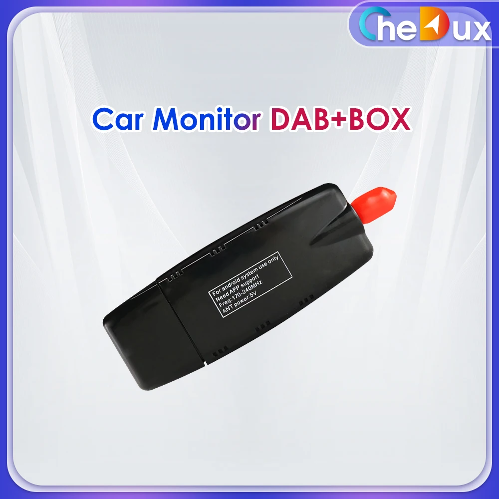 Chedux Only Car Monitor DAB+ BOX Adapter Dab USB Only Fits for Our Hizpo Brand Car Multimedia Players Which Supports DAB+