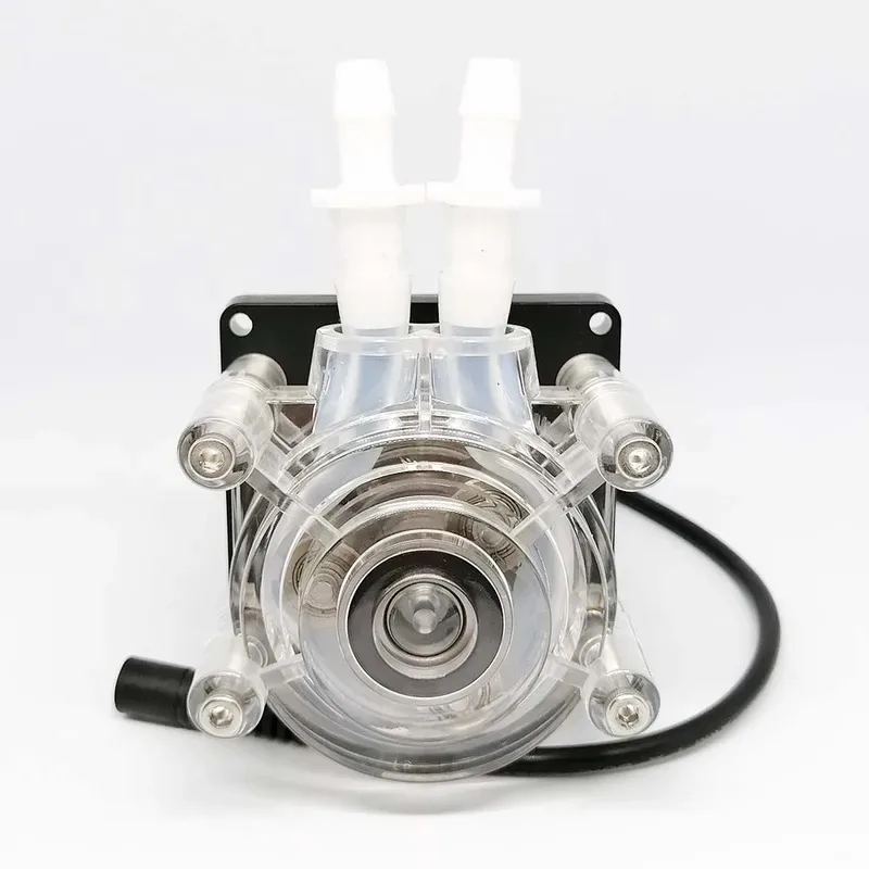 GROTHEN Pompa peristaltica DC 24V Pompa dosatrice per liquidi ad ampio flussostato 3000 ml/min 3 rulli con tubo BPT PHARMATO per uso alimentare