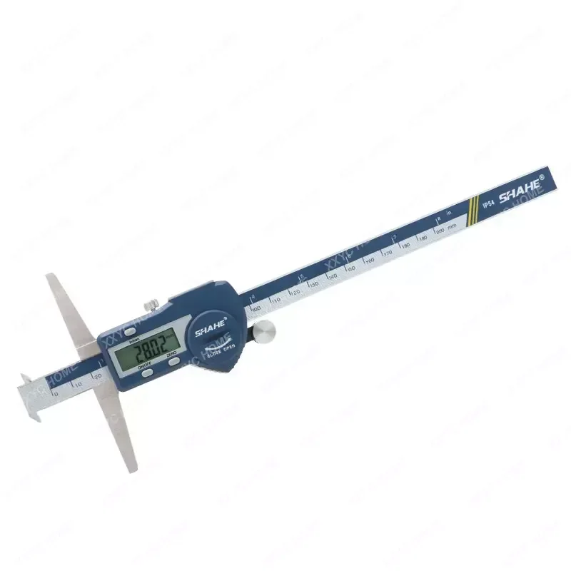 Shahe 0-200 mm Double Hooks Depth Gauge Lcd Digital Electronic Caliper Paquimetro Digital 200 mm Vernier Caliper