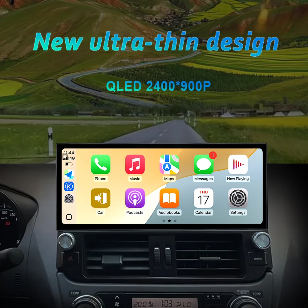 Android 14 Carplay Auto Car Radio For Hyundai Santa Fe 2 2006 2007 2008 2009 2010 2011 2012 WIFI BT Multimedia Player Stereo DSP