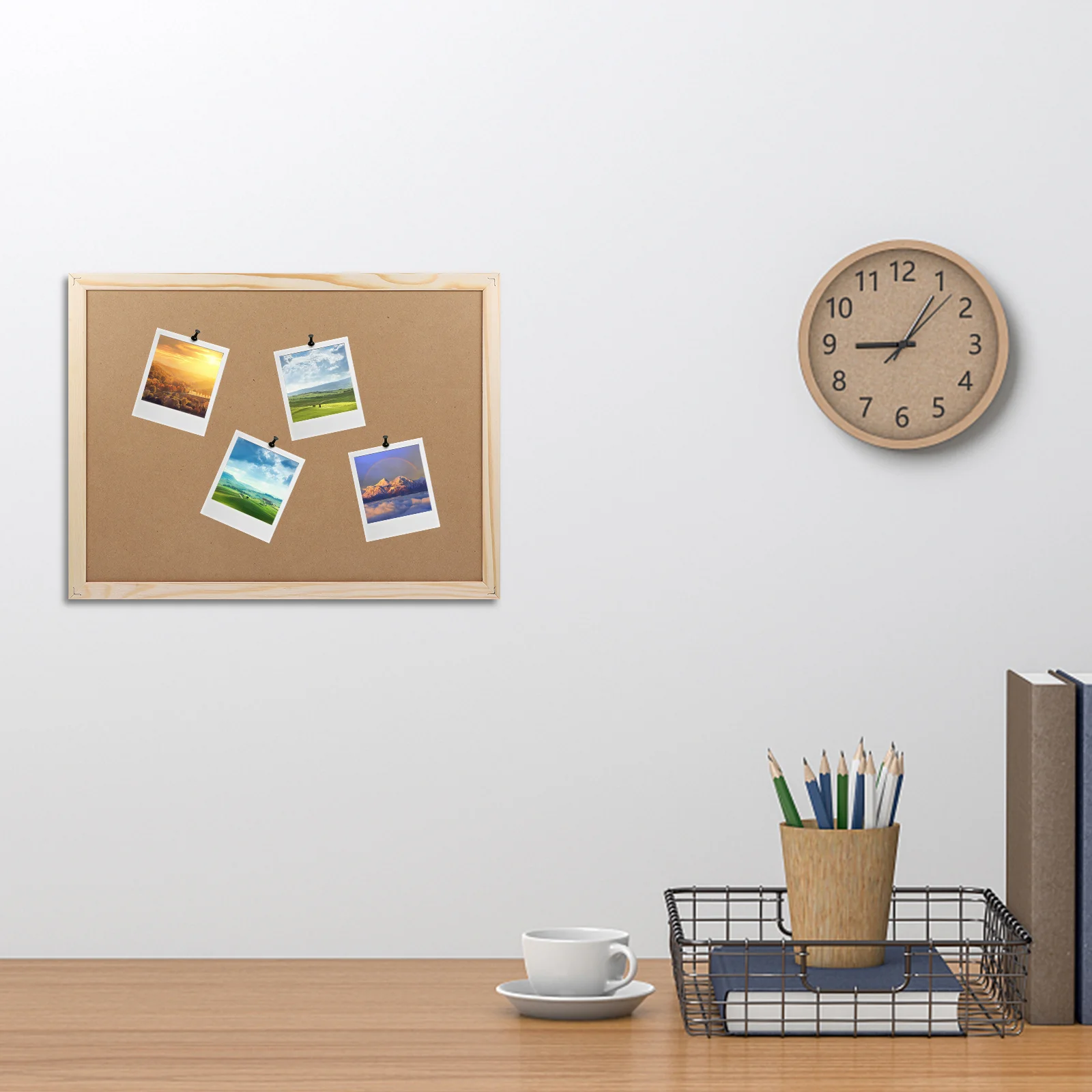 

Pins Bulletin Board Boards Memo Message Hangable Cork for College Dorm Announcement