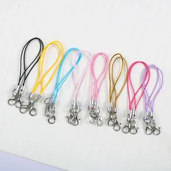 20pcs Colorful Lobster Tail Lanyard Cell Phone Strap Keychain Rope DIY Pendant Charms Accessories Jewelry Findings