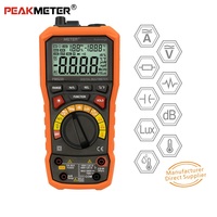 PEAKMETER PM8229 Automotive multimeter With Multi-function Lux Sound Level Frequency Temperature Humidity Test Electrician Tools