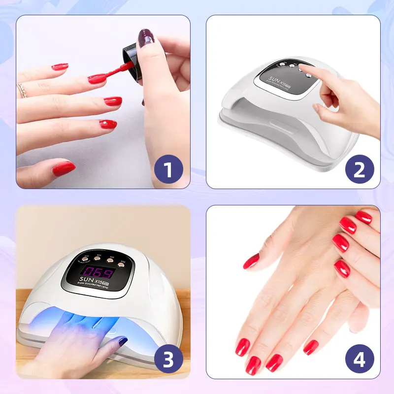 66LED UV Nail Drying Lamp Powerful Lamp For Manicure Light For Gel Nails And Motion Sensing Professionals Manicure Equipment