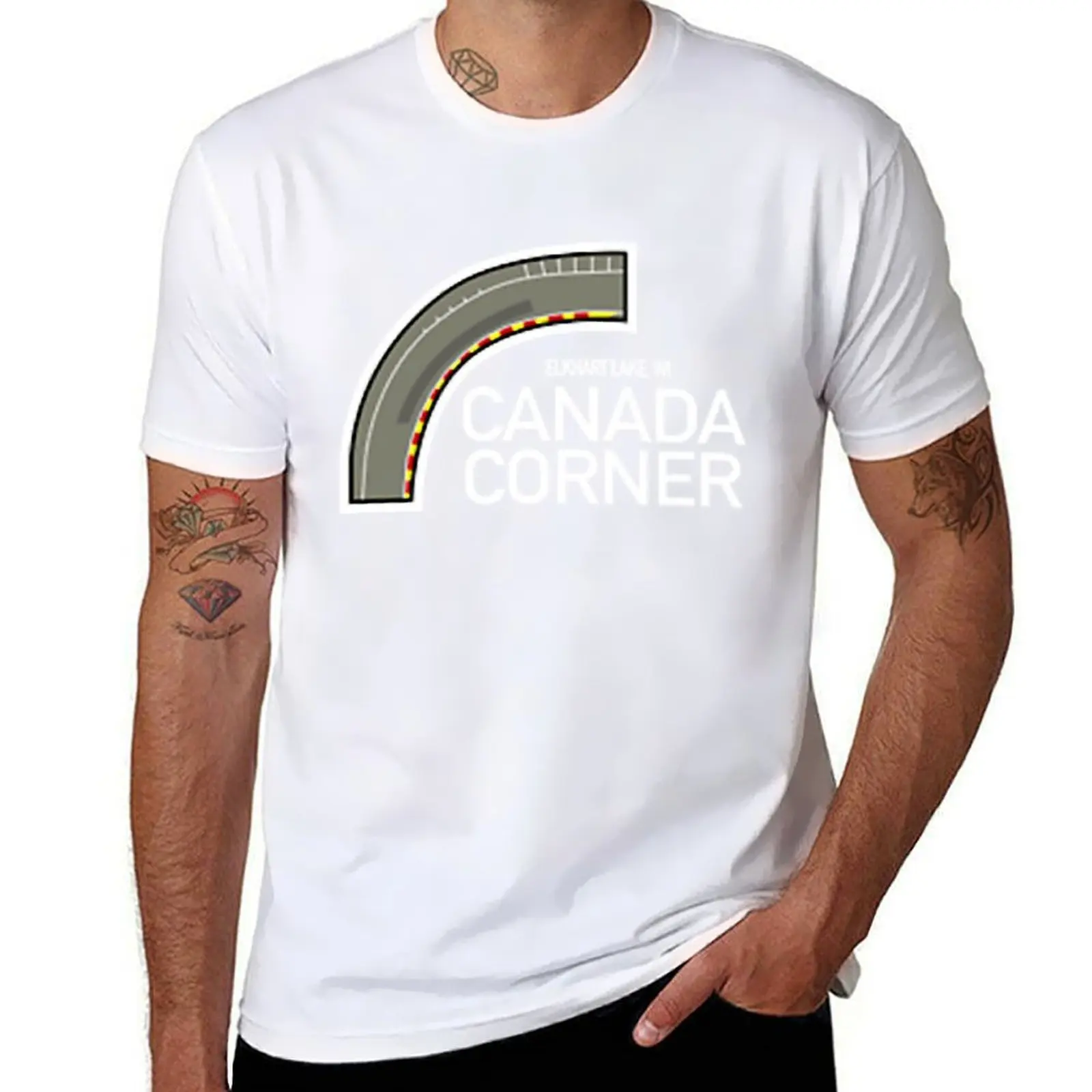 

Canada Corner EMotorcon T-Shirt cotton t shirts man 100% anime tshirt T-Shirt