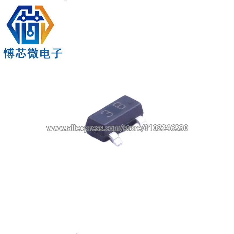 【100 pieces 】BC856B PNP SOT-23 triode