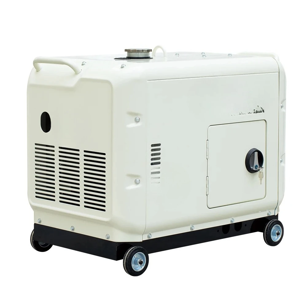 Factory Direct 5kw 10kva 12kva 10kw Portable Diesel Generator Small Soundproof Electric Silent Genset 50/60Hz Frequency 8kw