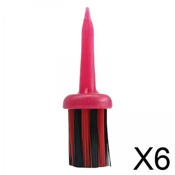 

6x Golf Brush Tee for Low Resistance Men Women Golf Accessory Rose