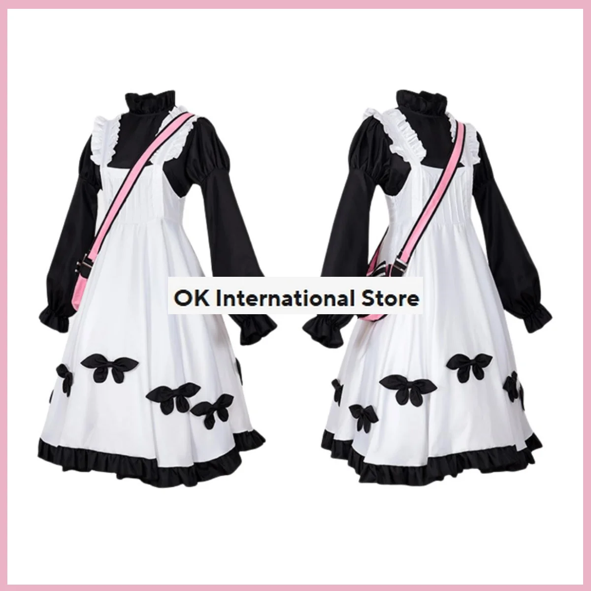 Anime Game Identity ⅤMemory Little Girl Alice Cosplay Costume Black White Camisole Skirt Lolita Woman Lovely Kawaii Party Suit