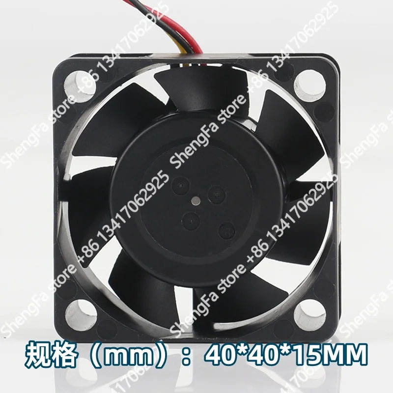 New Nidec 5V 12V 48V DC 24V 0.06A AC EC 40X40X15MM 4CM inverter copier printer silent three-wire D04R-24TS2 03 cooling fan