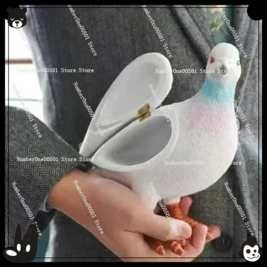 

Pigeon clutch bag creative change lipstick storage creative fun casual versatile bag