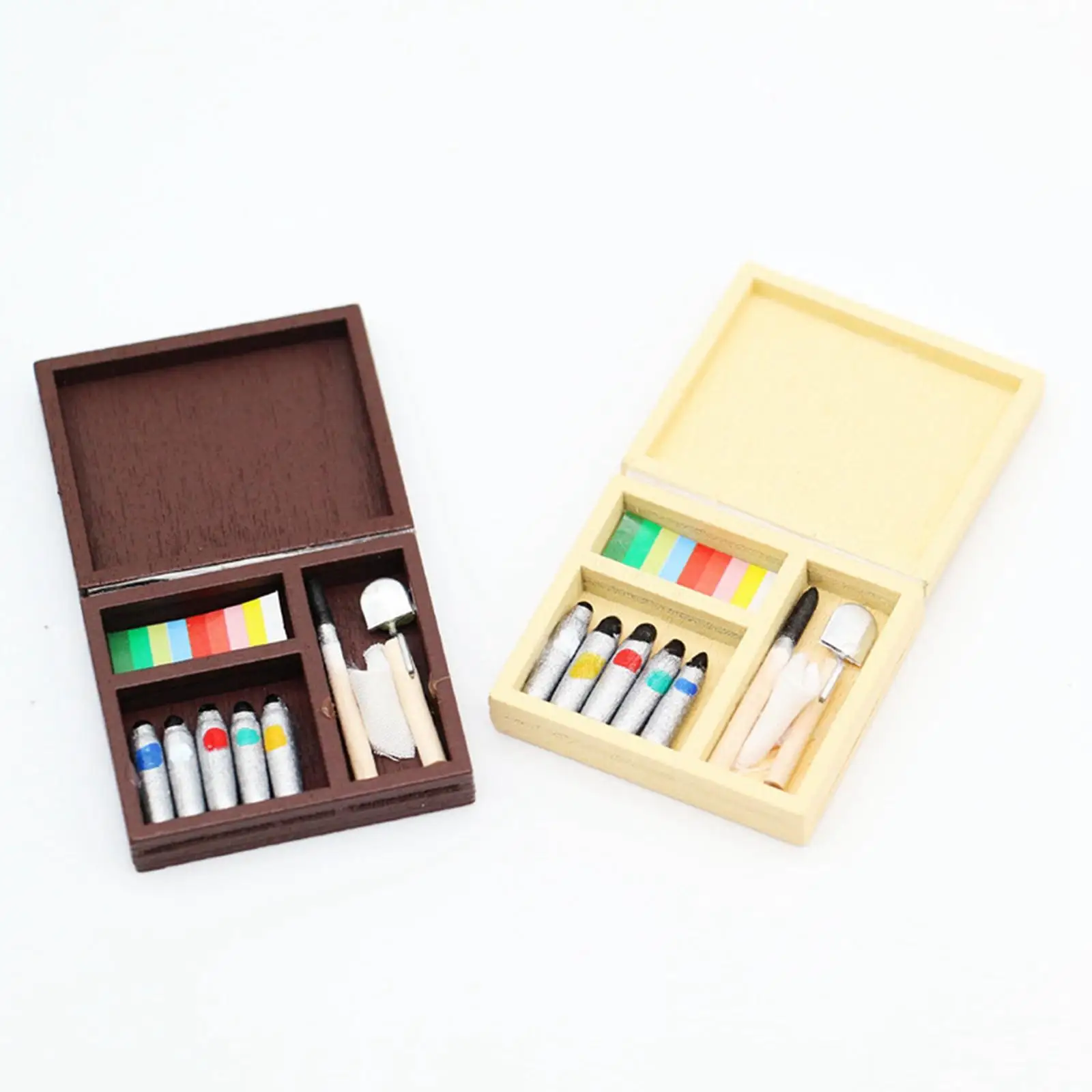 Painting Tool Set 1:6Scale 1: 12 Scale Dollhouse for for Ob11 Home Furniture