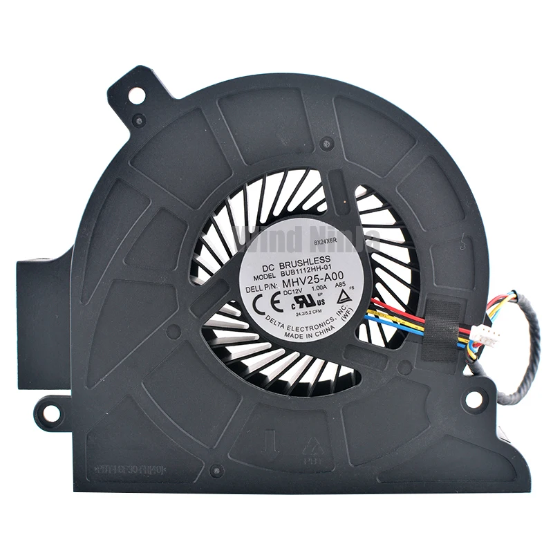 BUB1112HH-01 MHV25-A00 DC12V 1.00A 4pin cooling fan for all-in-one computer OptiPlex3240 3440 7440 CPU cooler