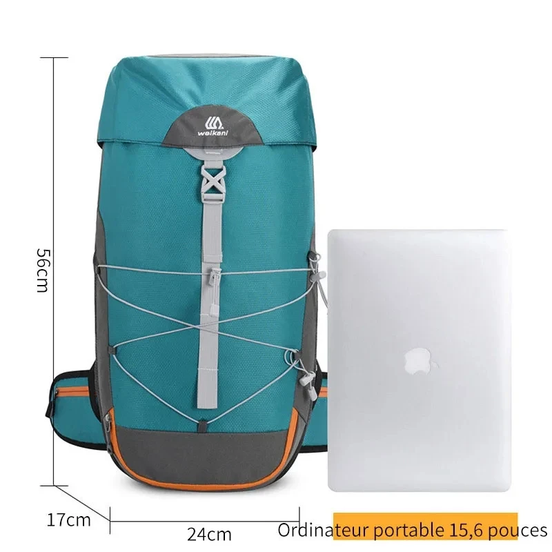 40L Outdoor Mountaineering Bag Waterproof Sports Backpack Lightweight Travel Backpack Hiking Bag Trekking Backpack for Men