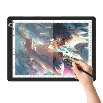 A4 LED light board portable tracing light box drawing board A3 3 level dimmable painting tablet diamond painting light pad board