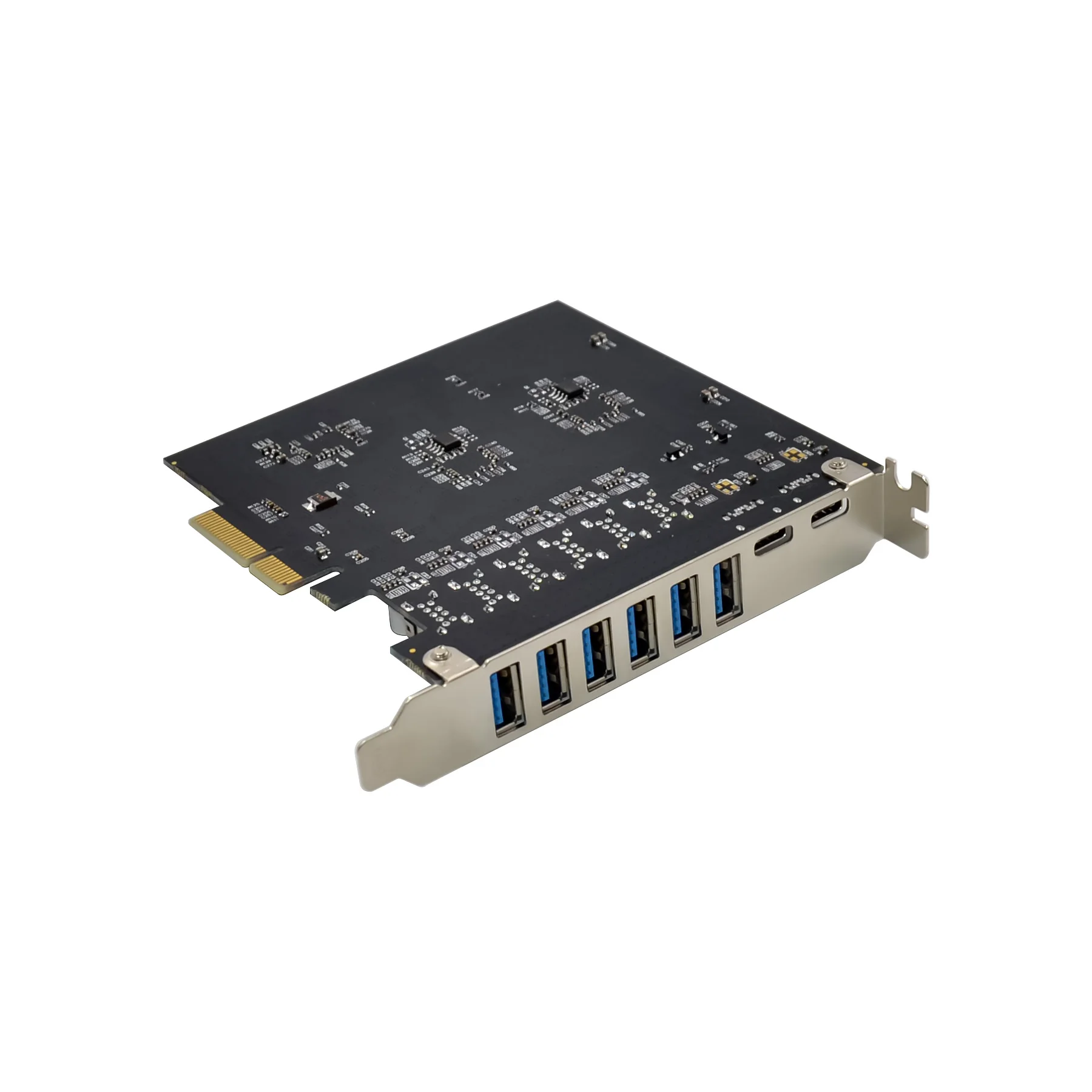 Sunweit ST657 ASM3142 10Gbps USB3.1 Gen 2 Tipo A + C Placa de Expansão USB3.1 PCI Express Placa Controlador