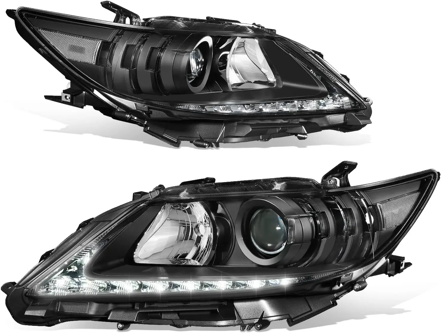 

Светодиодные фары DRL в сборе, совместимые с Lexus ES300H ES350, 2013-2014 2015, замена галогенных фар со светодиодной подсветкой