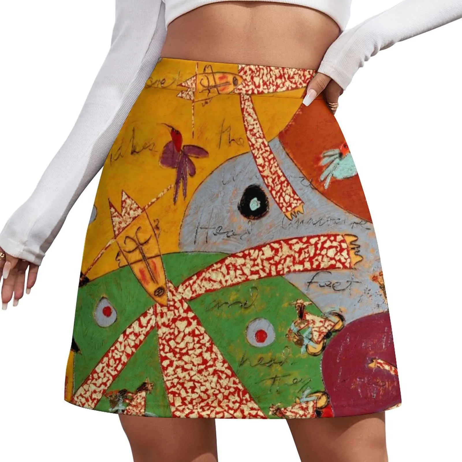

Flying Golden Monks Mini Skirt Short skirt woman Female clothing skorts for women