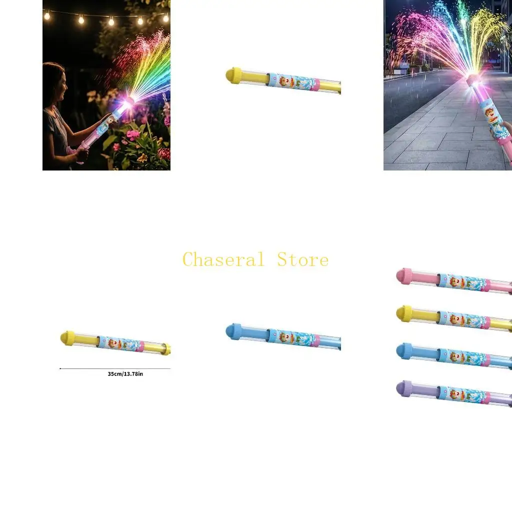 E7CE Summer Water Play Toy for Kids with Pull-Out Light Up Pool Use