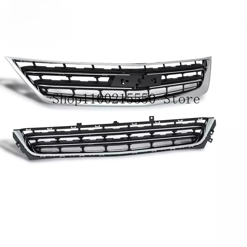 Parrilla Delantera para Chevrolet Impala 2014-2020 GM1036159, Rejilla de Carreras, Cubierta de Entrada de Aire, Negro/Plateado, Kits para Auto