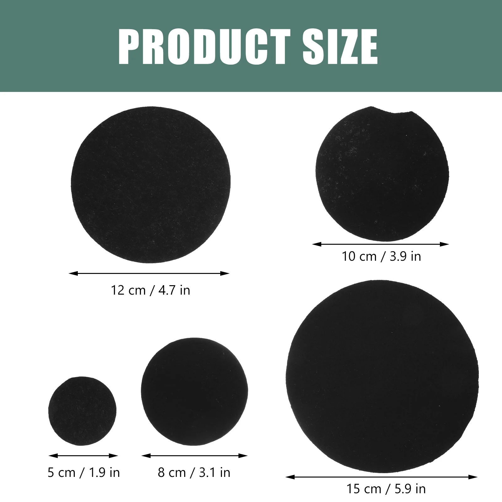 

100pcs Flower Pot Bottom Pads Drainage Soil Planter Spacer Ceramic Pad Indoor Planting Gardening Supplies