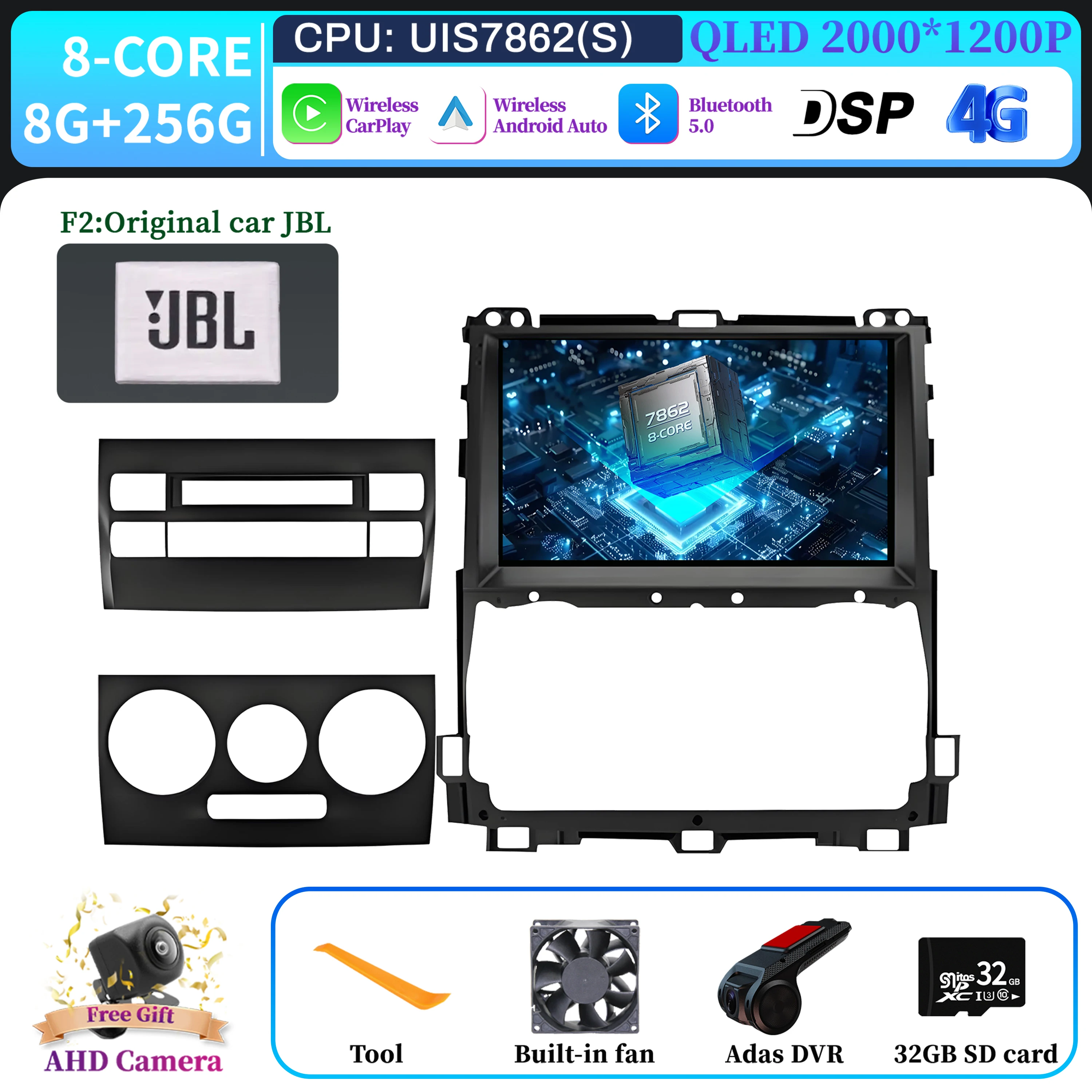 Variant: 8G 256G CAM DVR(F2)
