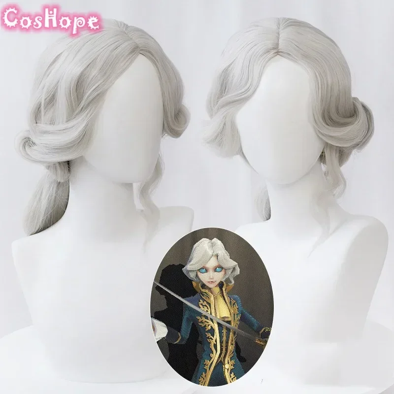 Photographer Joseph Desaulniers Cosplay Wig 50cm Silver Wig Cosplay Anime Cosplay Wigs Heat Resistant Synthetic Wigs