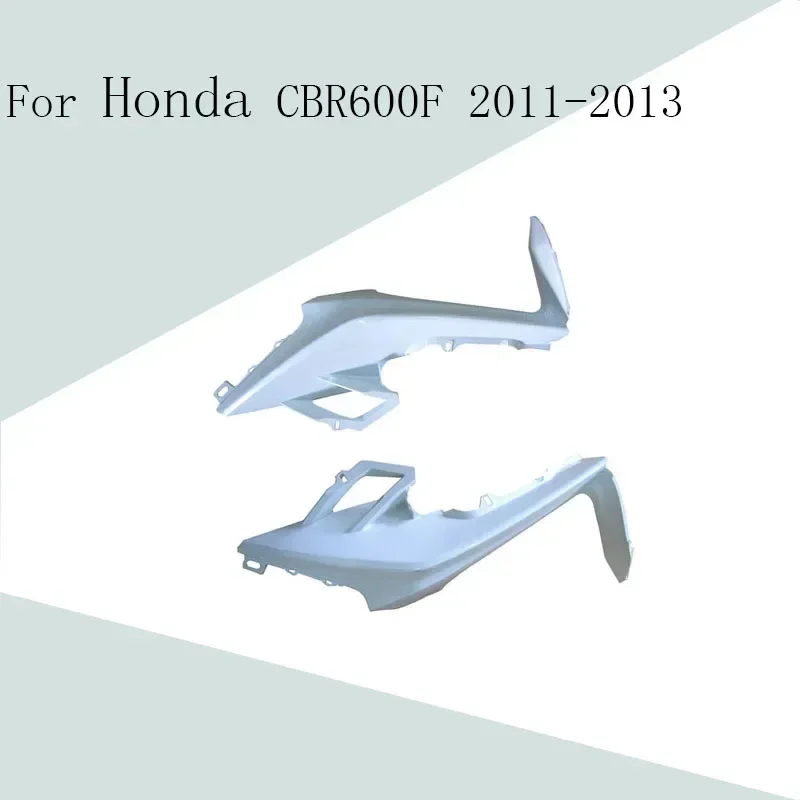 For Honda CBR600F 2011 2012 2013 Unpainted Ram Air Intake Tube Duct Cover ABS Injection Fairing Motorcycle Accessories