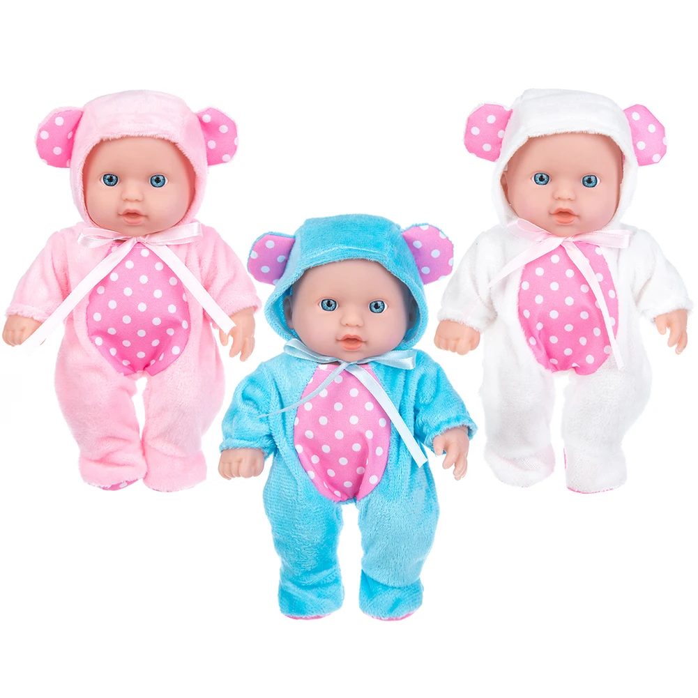 Lifelike Reborn Baby Toy Lovely Dress-Up Lifelike Comfortable Simulation Playing House Game Toys for Kids Gift