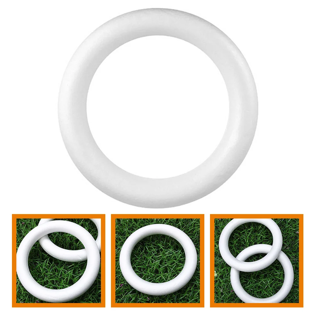 Versier schuimring Babymake-up Spons Cirkels Ringen Polystyreen Festival Party Schuimmodel