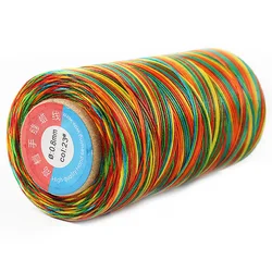 Handmade Nylon Ropes for Leather, DIY, Flat Waxed Sewing Thread, Mach Leather Tool, 260Meters, 150D