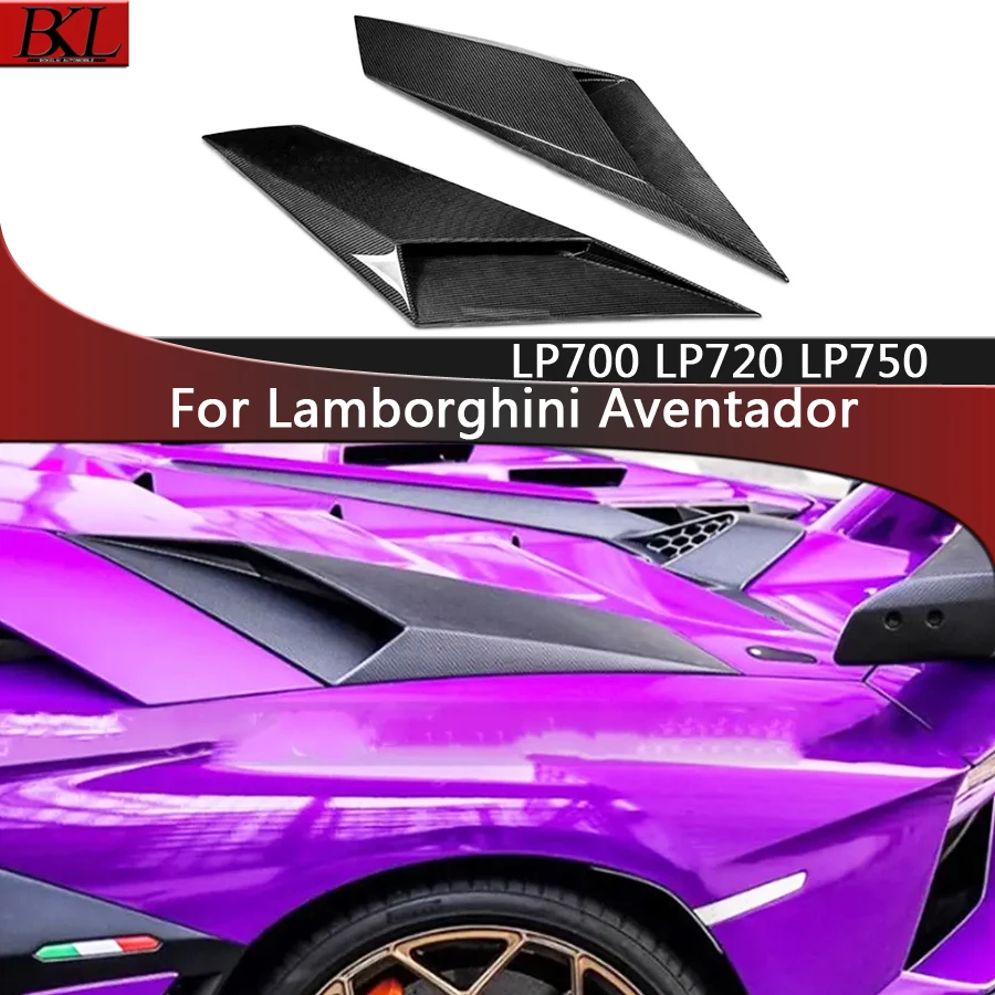 For Lamborghini Aventador LP700 LP720 LP750 700 700 720 750 Rear Air Outlet Cover Carbon Fiber Rear Vent Tuyere Upgrade body kit