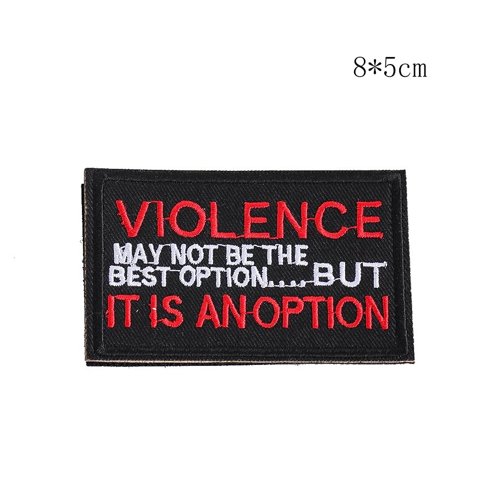 Klett-Stickerei-Patch-Set, taktische Moral-Patches für Jacke, Rucksack, Hut, Militär-Stil, DIY-Dekoration, abnehmbare Ausrüstung – Detail 4