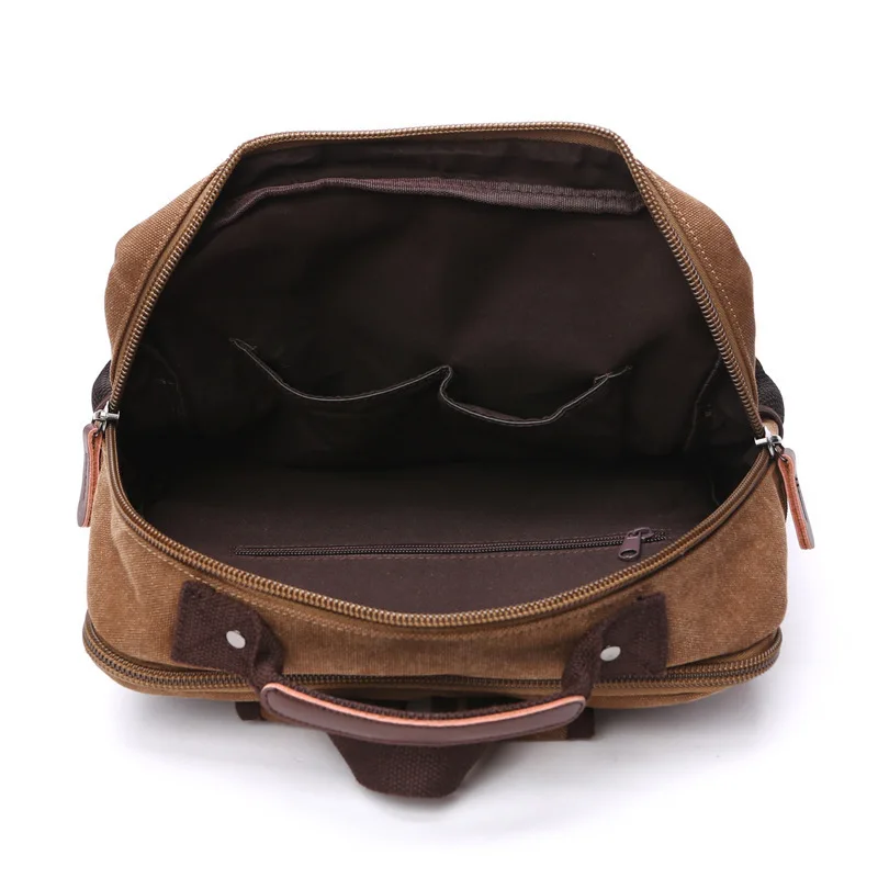 Mochila de lona vintage dos homens grande capacidade viagem bolsa ombro alta qualidade moda estudantes saco masculino notebook portátil mochila