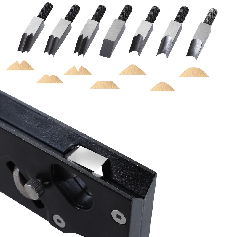 Woodworking Chamfering Planer Adjustable Depth 45° Beveling Angle Corner Shaving Planer Edge Cutter For Carpenter Accessories