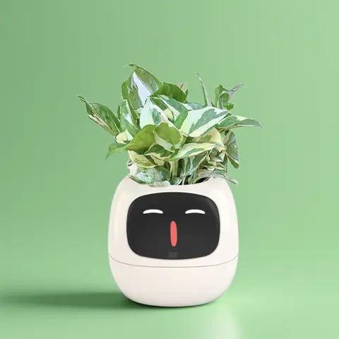 AI 전자 장난감 창의적인 명절 선물을 갖춘 식물 귀여운 애완 동물 로봇 전자 애완 동물 치유 테이블