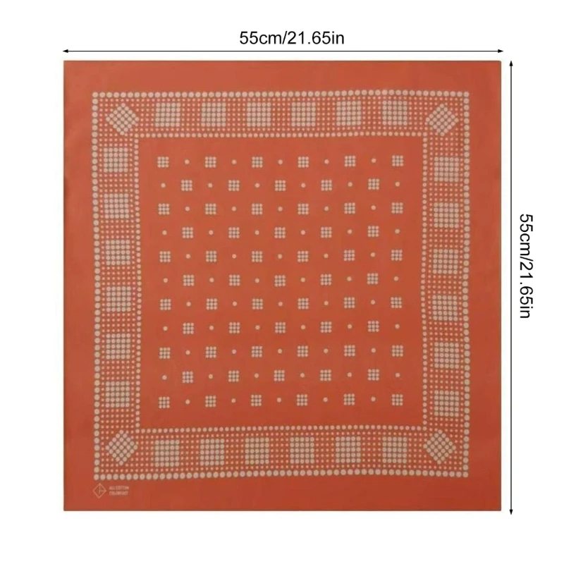 Cashew Pattern Headwrap for Adult Unisex Street Wear Headscarf Hiphop Headcover Music Festival Headwear Cycling Bandanas image 6