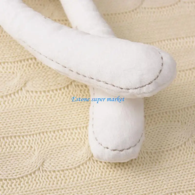 090B ぬいぐるみバニーソフトスナグルバニーベビースリープコットンウサギのおもちゃチャイルズファーストバニー人形用ナチュラルコットンピンク W