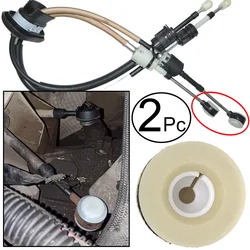 2Pcs Gear Shift Selector Lever Linkage Cable Shifter Bushing For Citroen Berlingo B9 C4 Picasso Jumpy G9 Dispatch 2008 - 2013