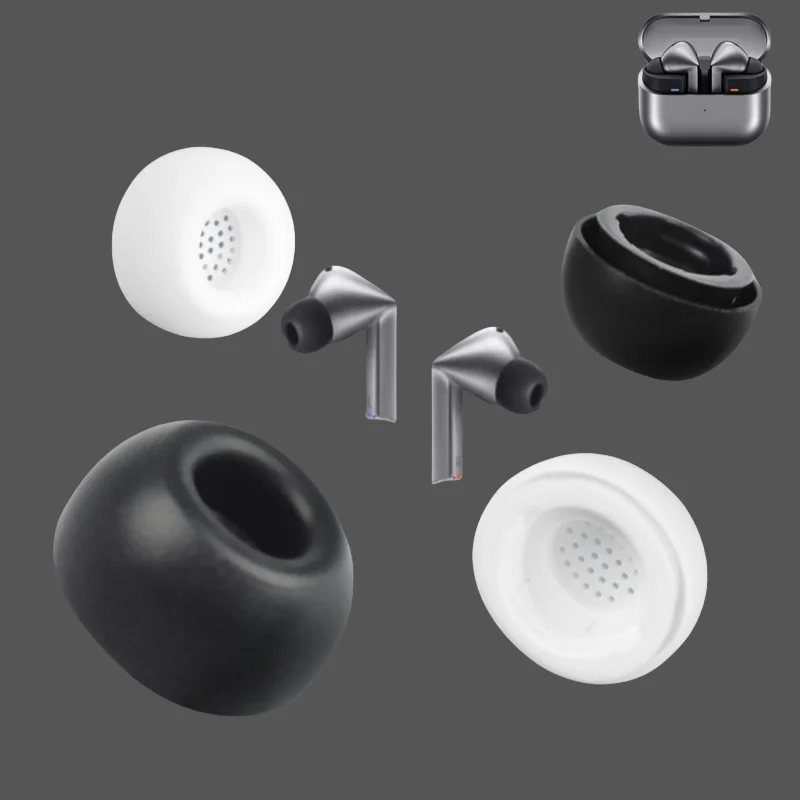 3 Pairs Replacement Earbuds Tips Silicone Eartips Set for Samsung Galaxy Buds 3Pro Headphones Fit in SM-R630 Wireless Ear Tips