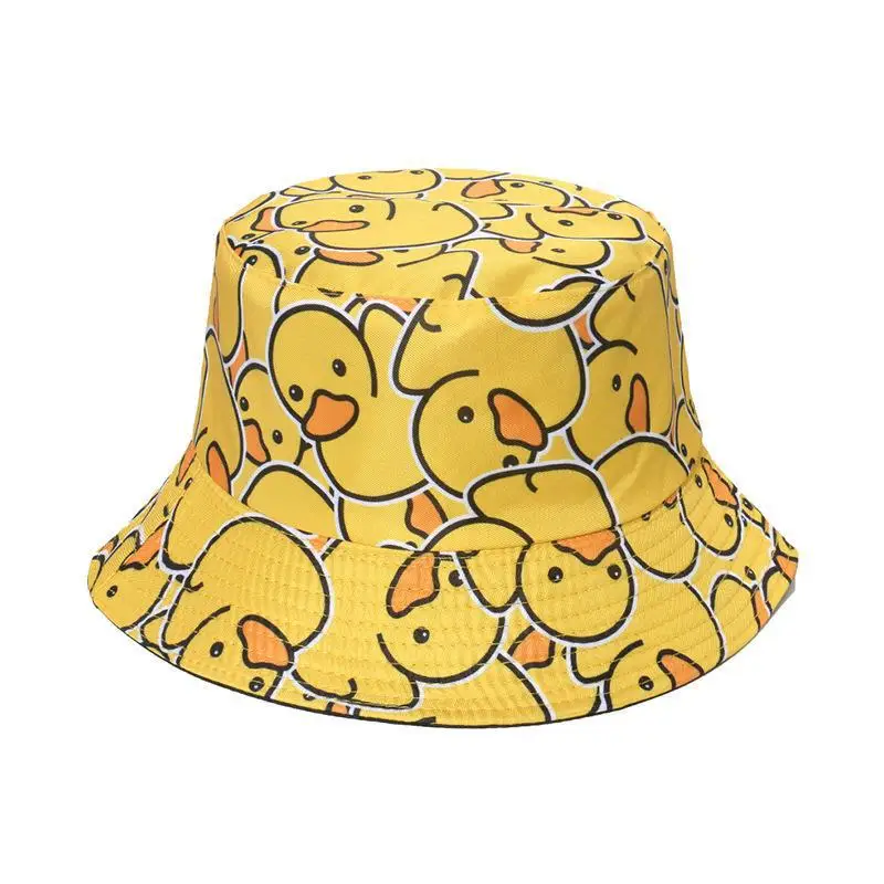 Summer Outdoor Sunscreen Bucket Hat Hip Hop Cap Men Summer Fishing Fisherman Hats Graffiti Hat for Men Women Wild Panama Hats