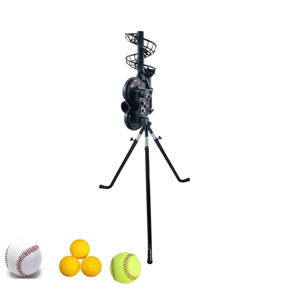 Double Flywheel Baseball Automatic Serving Machine Strike Training Trainer Launch Serve Pitch Equipment