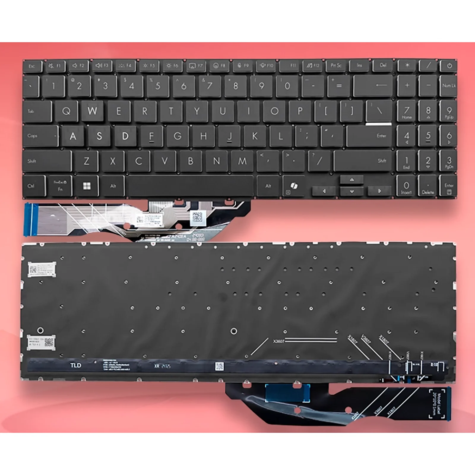 

US layout for ASUS X1607 X3607 X1807 TP3607 S3607 S3607V V3607 laptop backlit keyboard