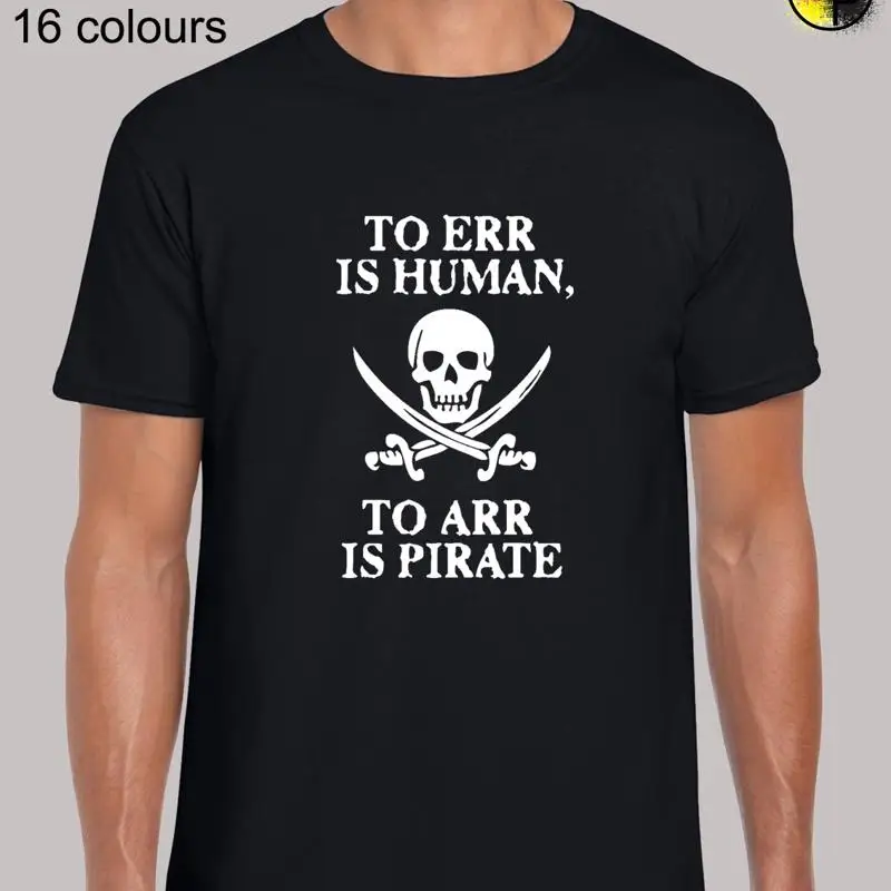 تي شيرت To Err Is Human مضحك نكتة فكاهة عادية تناسب تي شيرت علوي تي شيرت للرجال #1