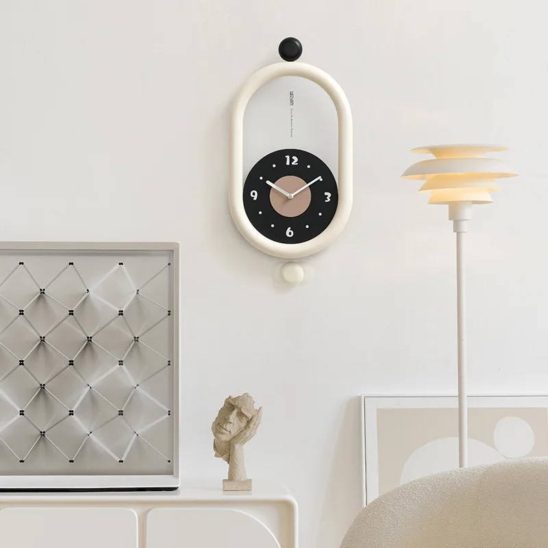 

Zml living room wall clock - new swinging creative clock, stylish and elegant decor for restaurants