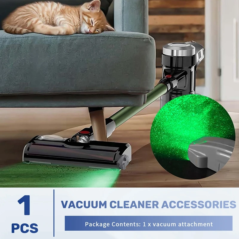 مكنسة كهربائية لعرض الغبار، مصباح LED لتنظيف الغبار المخفي، ملحقات مكنسة كهربائية لشعر الحيوانات الأليفة لمتجر الحيوانات الأليفة المنزلي-A09G