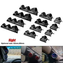 52/60mm Car Gauge Pod Holder Universal Most Car Black Single Double Trible Car Auto Modified Driver Right Hand Gauge Holder Pod