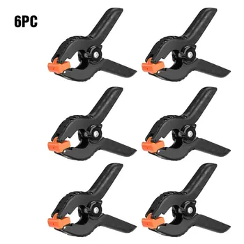 6pcs 3 นิ้วฤดูใบไม้ผลิ Clamps Heavy Duty พลาสติกสําหรับพื้นห...